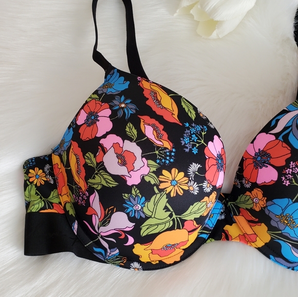 VICTORIA'S SECRET PINK PUSH-UP BRA SIZE 36D - Picture 3 of 7